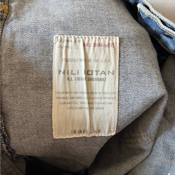 Nili Lotan Shon Mid-Rise Stretch Barrel Denim - Picture 10 of 13